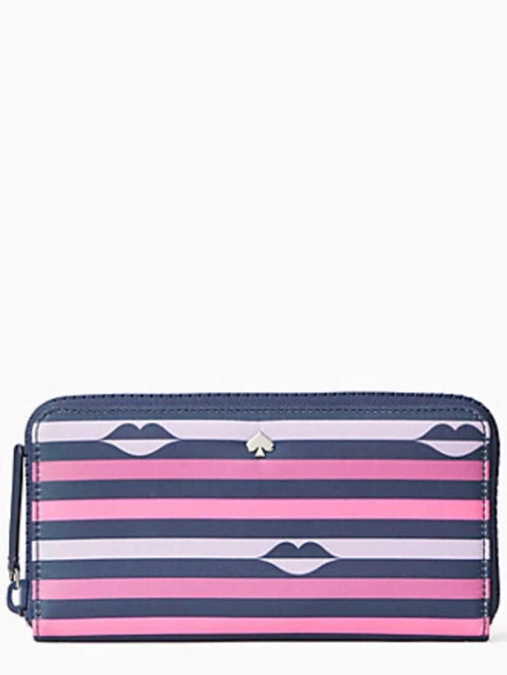 Kate Spade Jae Nylon Lip Print Large Continental Wallet
